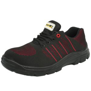 SAFETY SHOE - Casual Running Knitted Black, SAFETYTEX