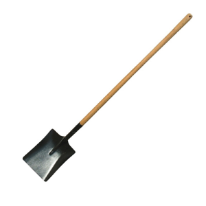 HEAVY DUTY HARDWOOD SHOVEL WITH HIGH-QUALITY CARBON STEEL