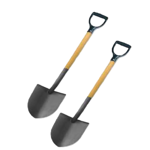 HEAVY DUTY POINTED HAND SHOVEL – HIGH-QUALITY CARBON STEEL